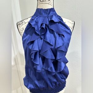 Spense Ruffle Halter Top